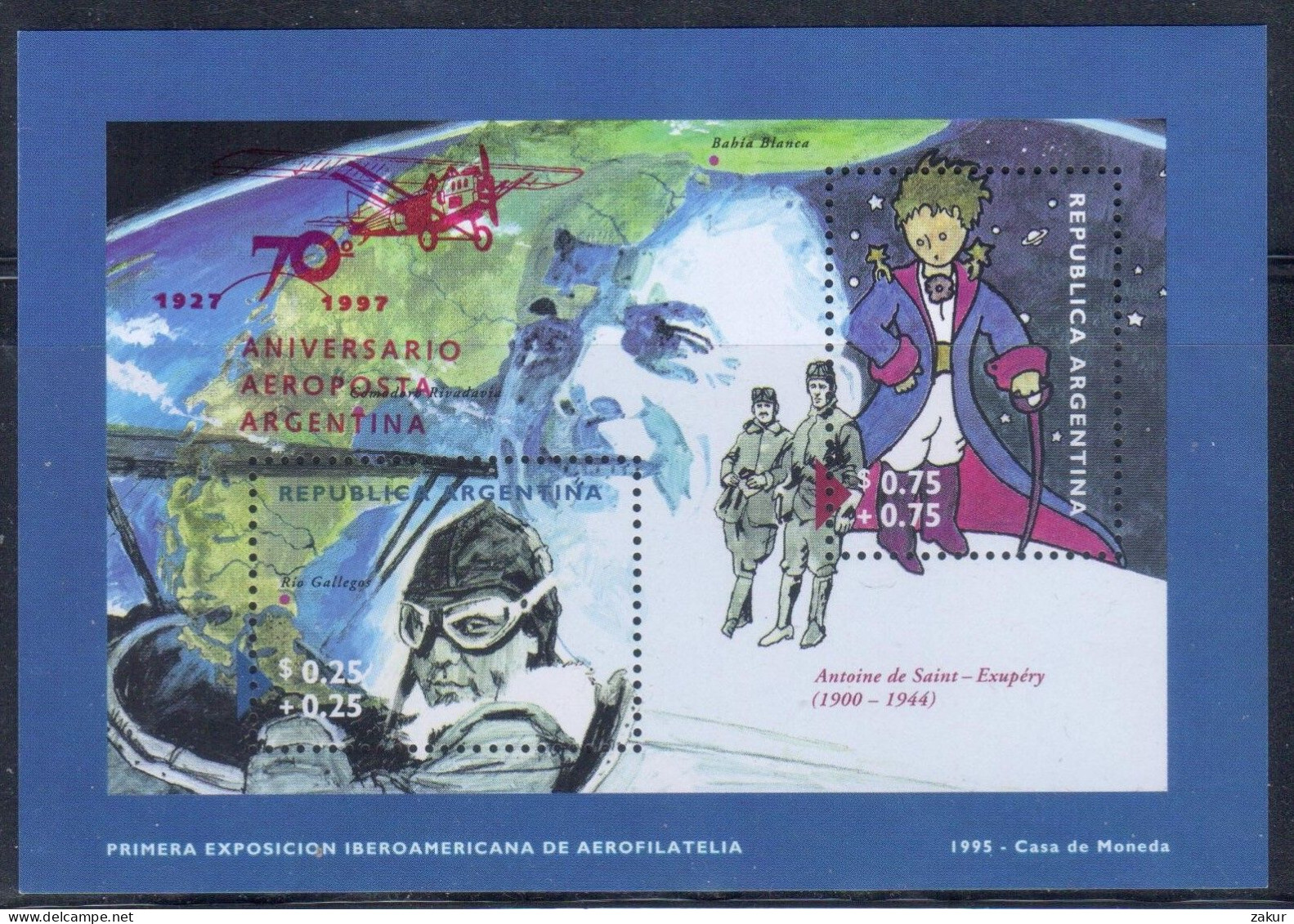 Argentina - HB Saint Exupéry - El Principito 1997 - Ungebraucht