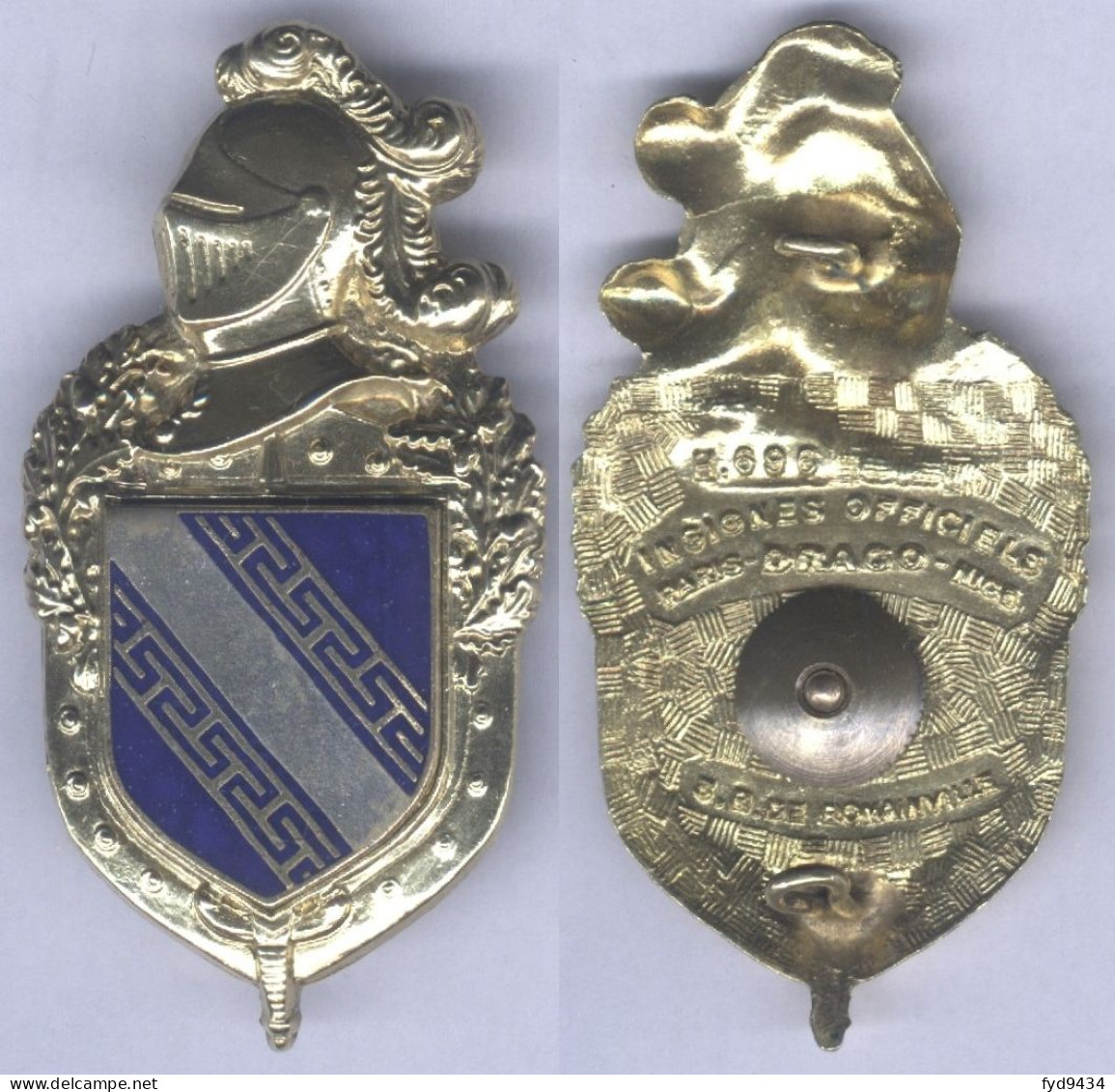 Insigne De La Compagnie De Circulation Routière De Gendarmerie De Champagne - Police & Gendarmerie