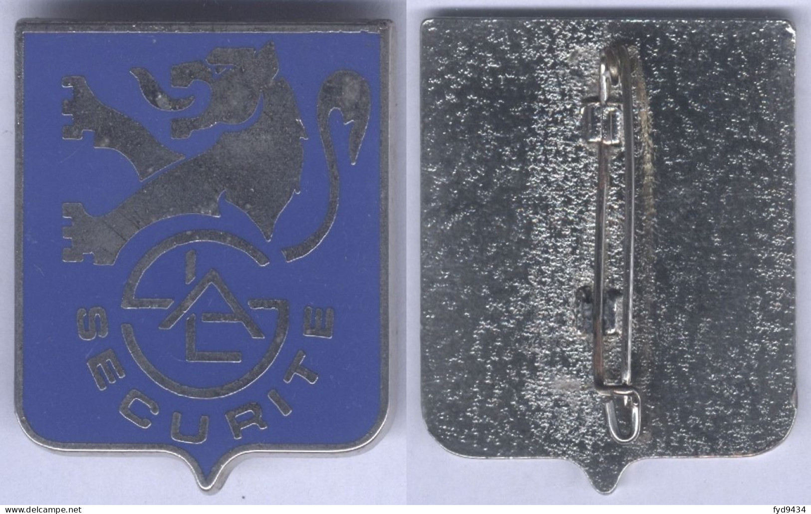 Insigne De La Société A.L.S Sécurité - Police & Gendarmerie