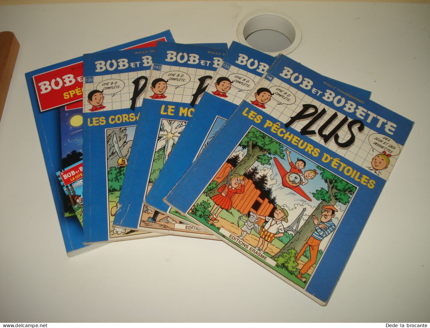 C53 / Lot De 5 Bds Bob Et Bobette - 1 X Spécial Vacances + 4 X PLUS Jeux De 1988 - Bob Et Bobette