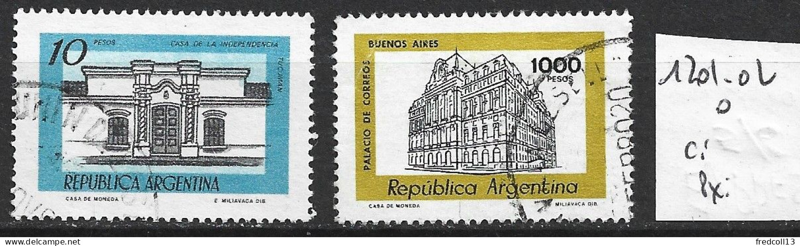ARGENTINE 1201-02 Oblitérés Côte 0.60 € - Used Stamps