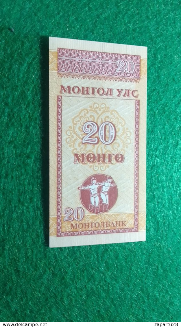 MOĞOLİSTAN-         20 TUGRİK             UNC - Mongolia