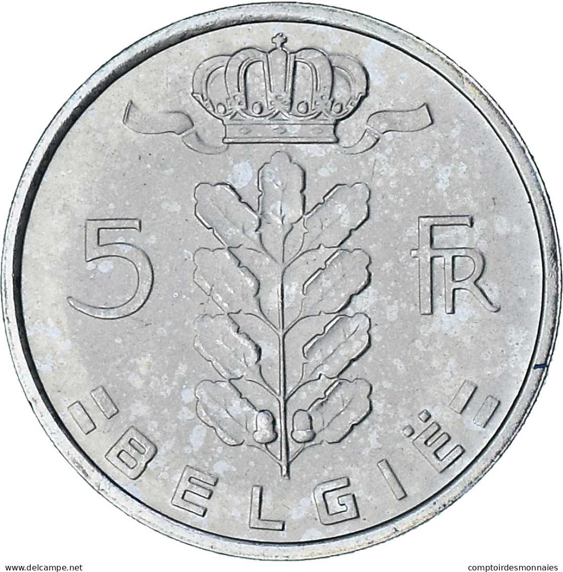 Belgique, Baudouin I, 5 Francs, 5 Frank, 1975, FDC, Cupro-nickel, KM:135.1 - 5 Francs