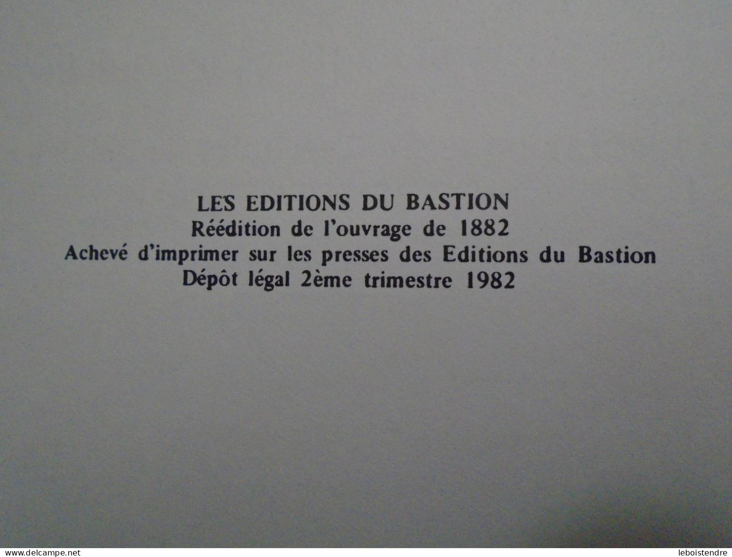 LE TERRITOIRE DE BELFORT V.-A. MALTE BRUN 1982 LES EDITIONS DU BASTION REEDITION DE L OUVRAGE DE 1882