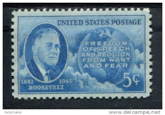 199950783 1946 SCOTT 933 (XX)  POSTFRIS MINT NEVER HINGED - Franklin Roosevelt - Neufs