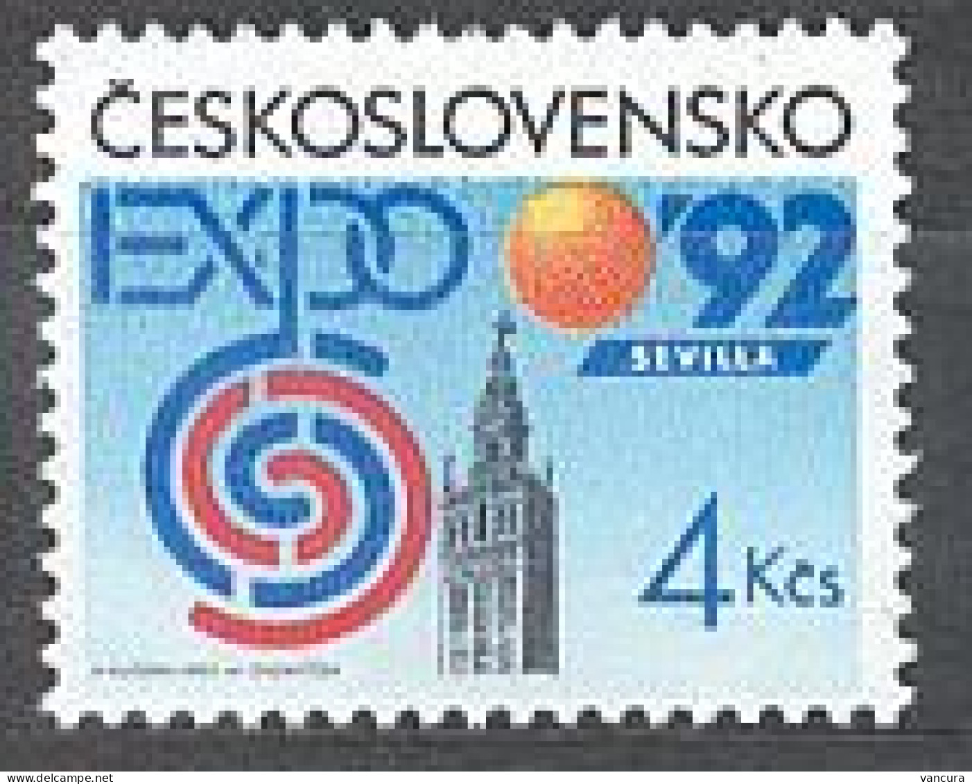 ** 3004 Czechoslovakia EXPO Sevilla 1992 - 1992 – Sevilla (Spain)