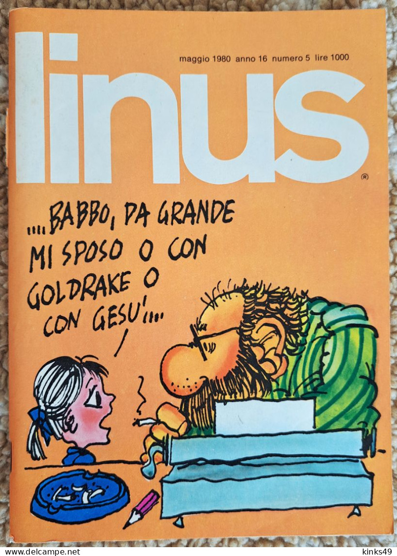 M456> LINUS N° 5 MAGGIO 1980 = Vedi Foto Del SOMMARIO Per Gli Argomenti - First Editions