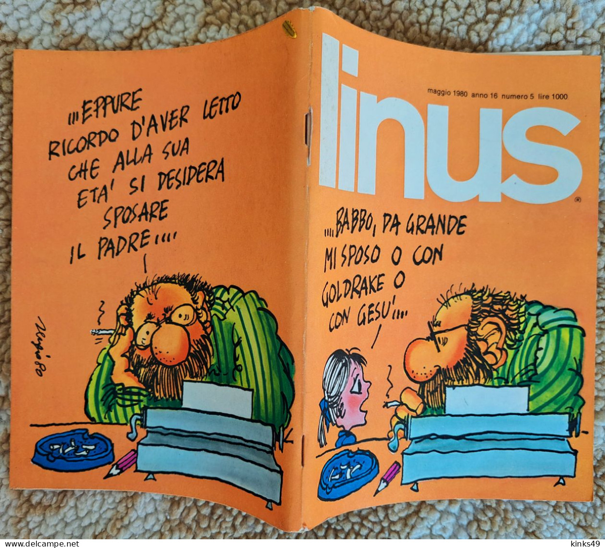 M456> LINUS N° 5 MAGGIO 1980 = Vedi Foto Del SOMMARIO Per Gli Argomenti - First Editions