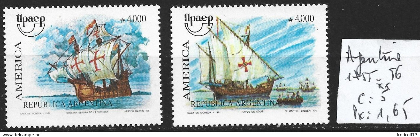 ARGENTINE 1755-56 ** Côte 5 € - Nuovi