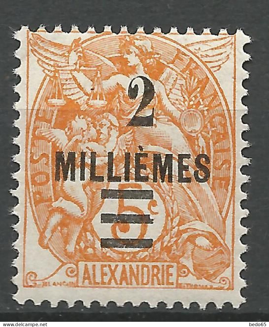 ALEXANDRIE N° 65 NEUF* TRACE DE CHARNIERE  / Hinge / MH - Neufs