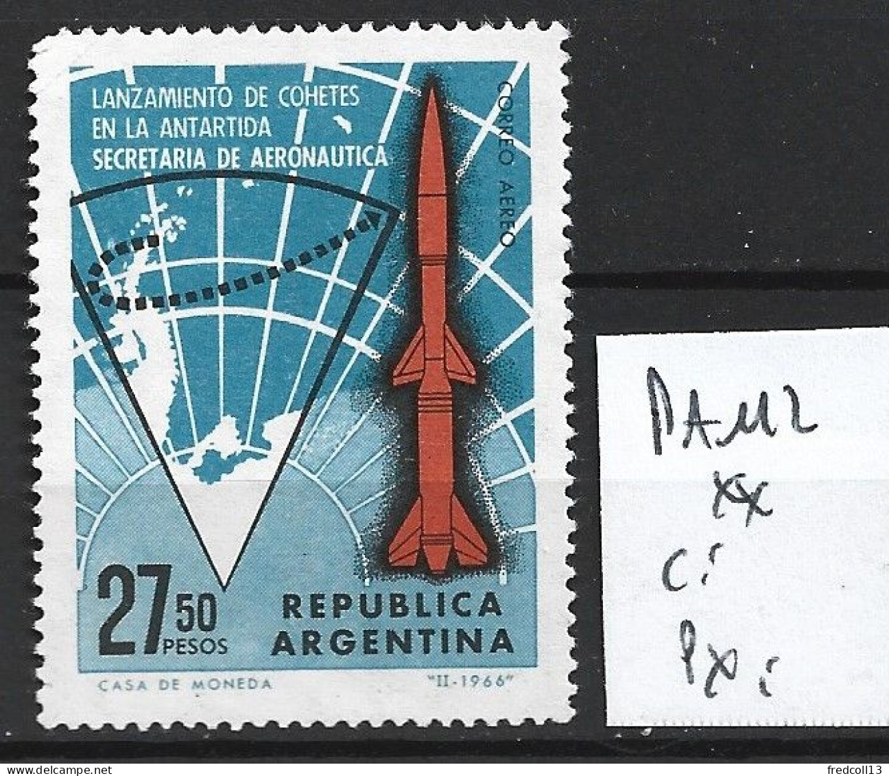 ARGENTINE PA 112 ** Côte 1.25 € - Poste Aérienne