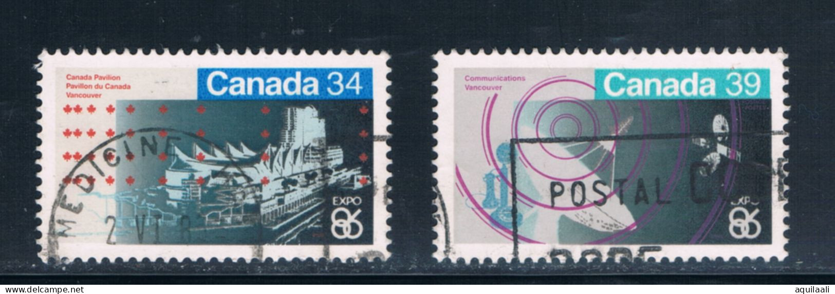 CANADA 1986 -Expo '86 Vancouver, Serie Completa Usata - Used Stamps