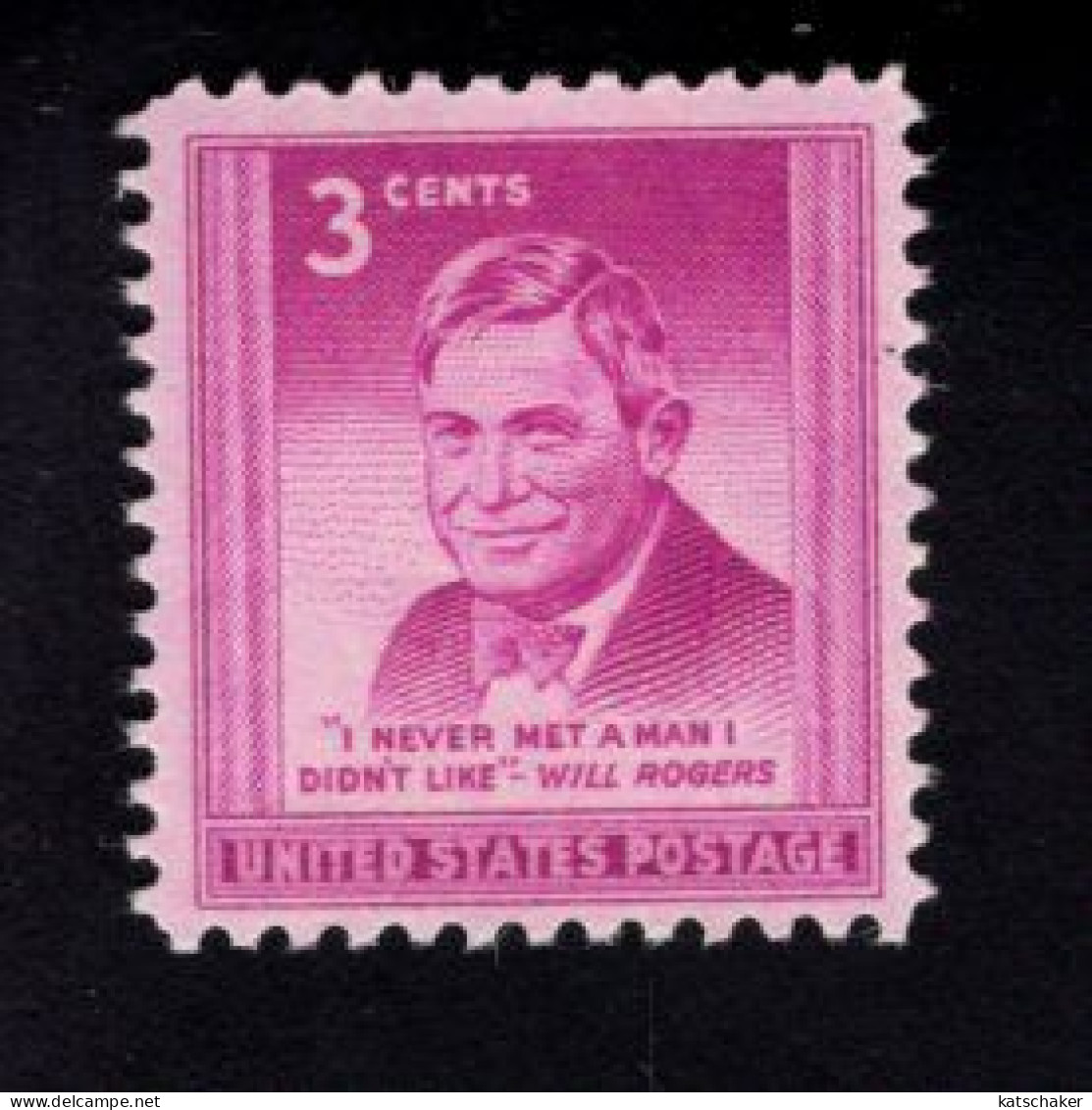 199959099 1948 SCOTT 975 (XX)  POSTFRIS MINT NEVER HINGED- Will Rogers - Neufs