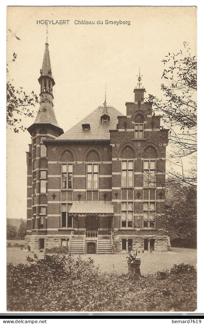 Belgique  -  Hoeylaert   -  Chateau  De  Smeyberg - Hoeilaart