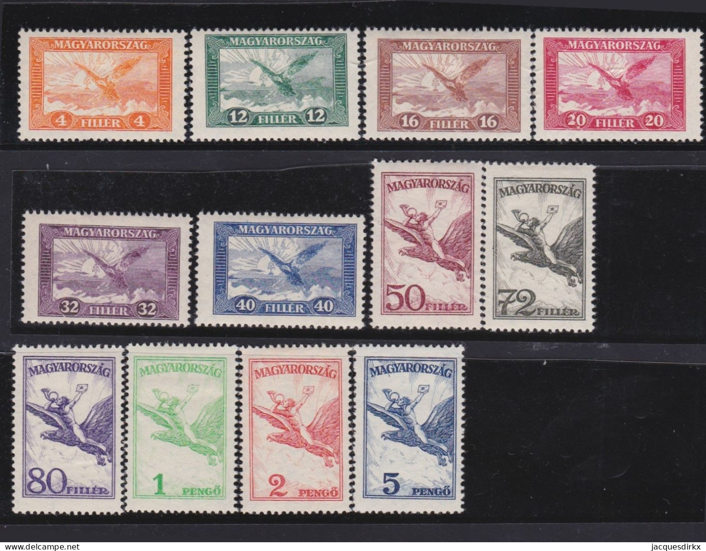 Hongary       .   12 Stamps     .       *     .    Mint-hinged - Unused Stamps