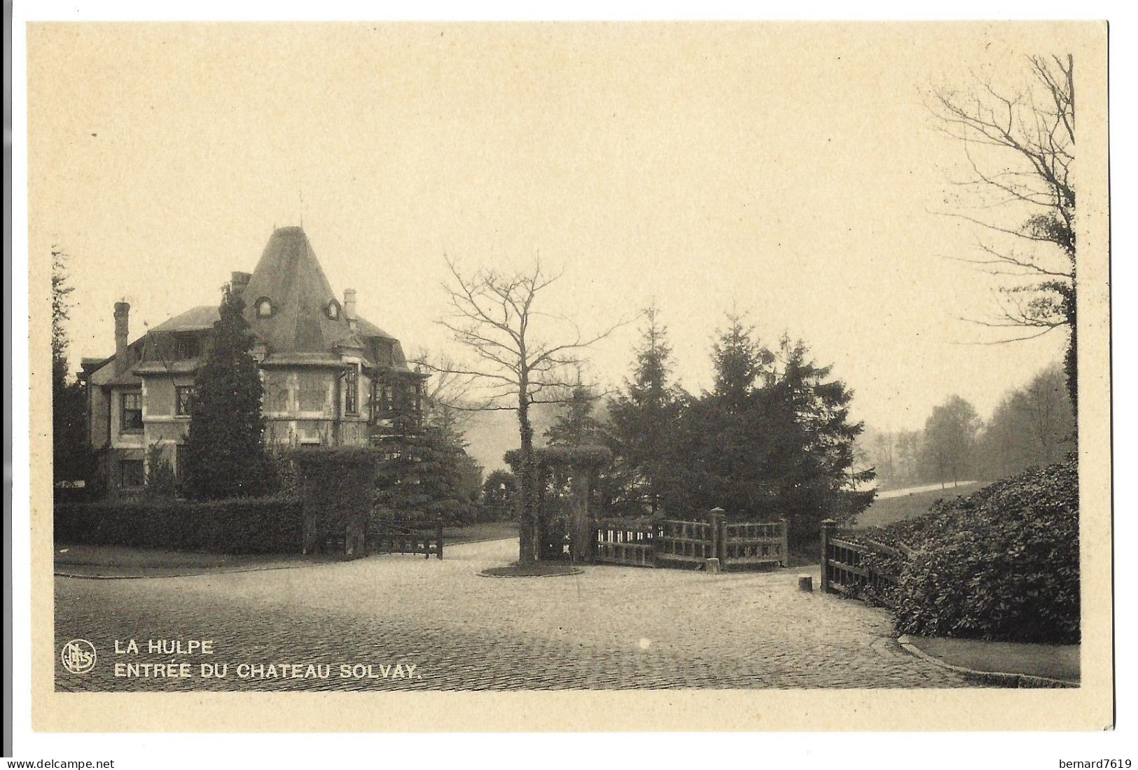 Belgique  -  La Hulpe -  Entree Du  Chateau Solvay - La Hulpe