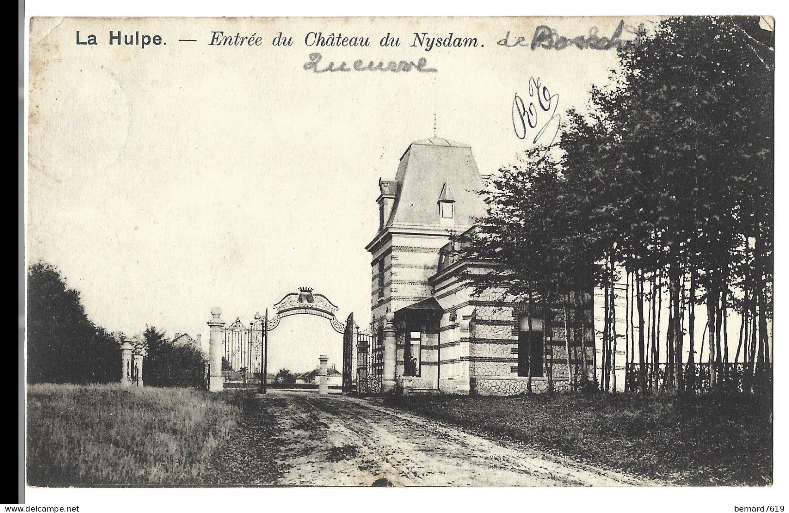 Belgique  -  La Hulpe -   Entree Du  Chateau Du  Nysdam - La Hulpe