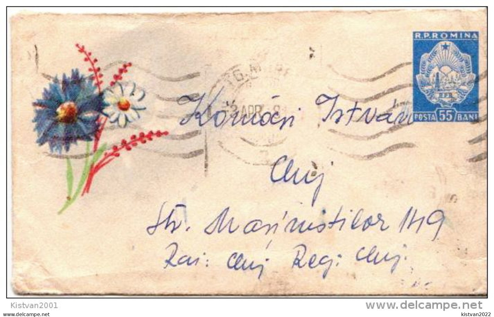 Postal History Cover: Romania Liliput Cover - Briefe U. Dokumente