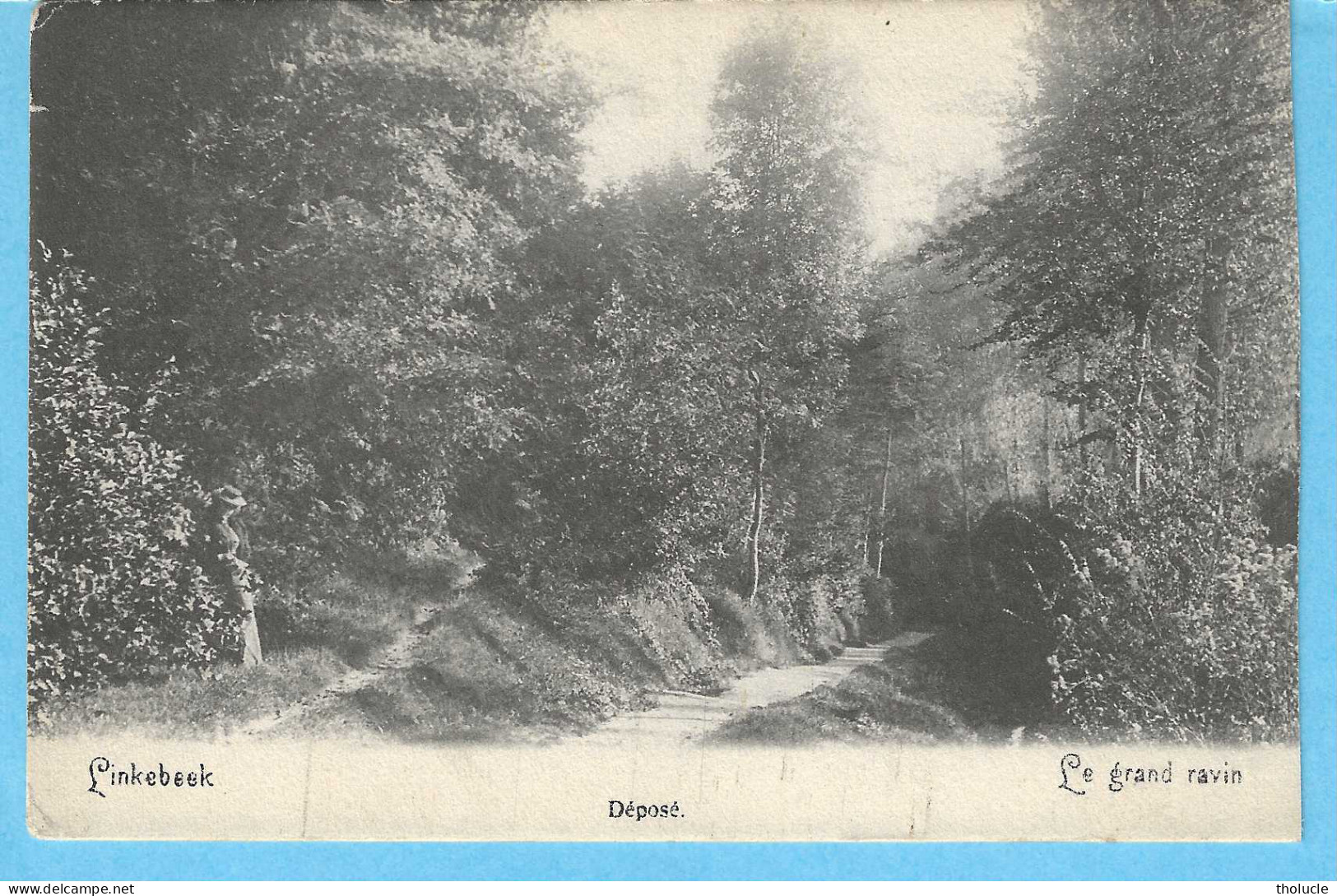 Linkebeek-(Vlaams-Brabant)" Perle Du Brabant"  Le Grand Ravin-Chemin Creux-+/-1905 - Linkebeek