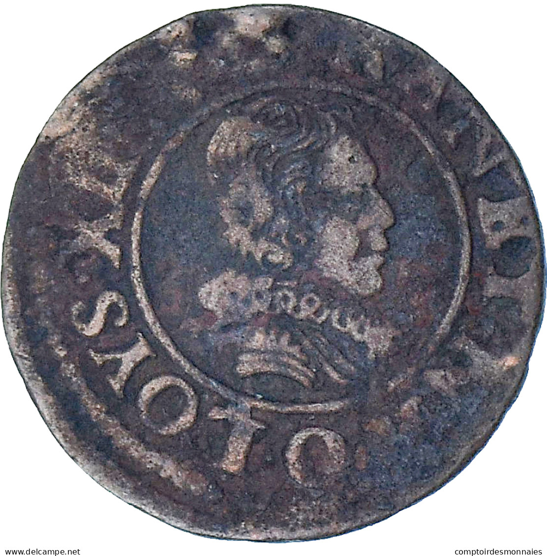 France, Louis XIII, Double Tournois, 1626, Riom, TB+, Cuivre, CGKL:426 - 1610-1643 Louis XIII The Just