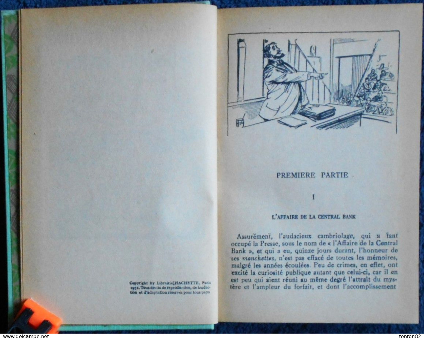 Jules Verne - L'étrange Aventure De La Mission BARSAC - ( Tomes 1 & 2 ) - HACHETTE / Bibliothèque Verte - ( 1941 ) . - Biblioteca Verde