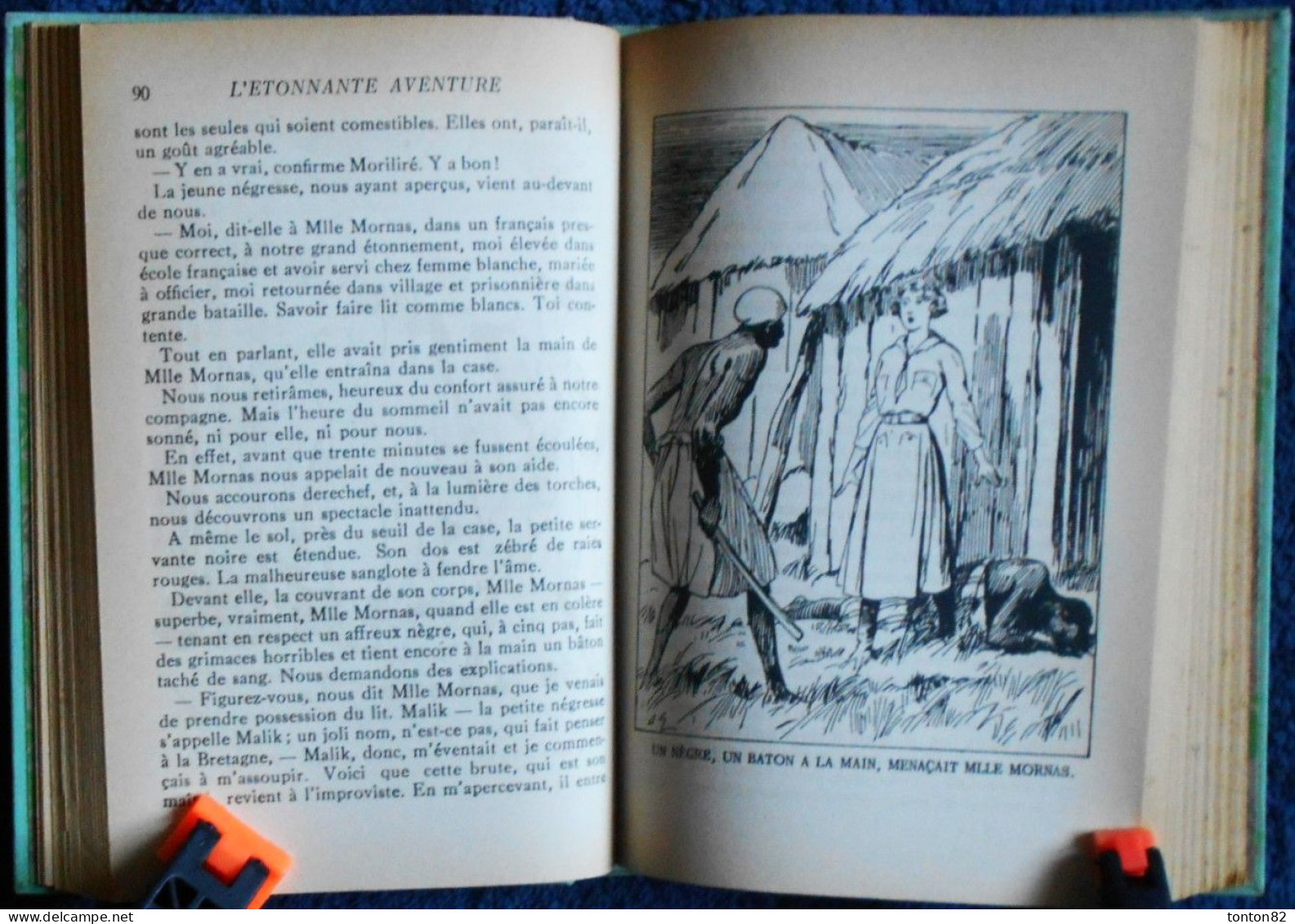Jules Verne - L'étrange Aventure de la Mission BARSAC - ( Tomes 1 & 2 ) - HACHETTE / Bibliothèque Verte - ( 1941 ) .
