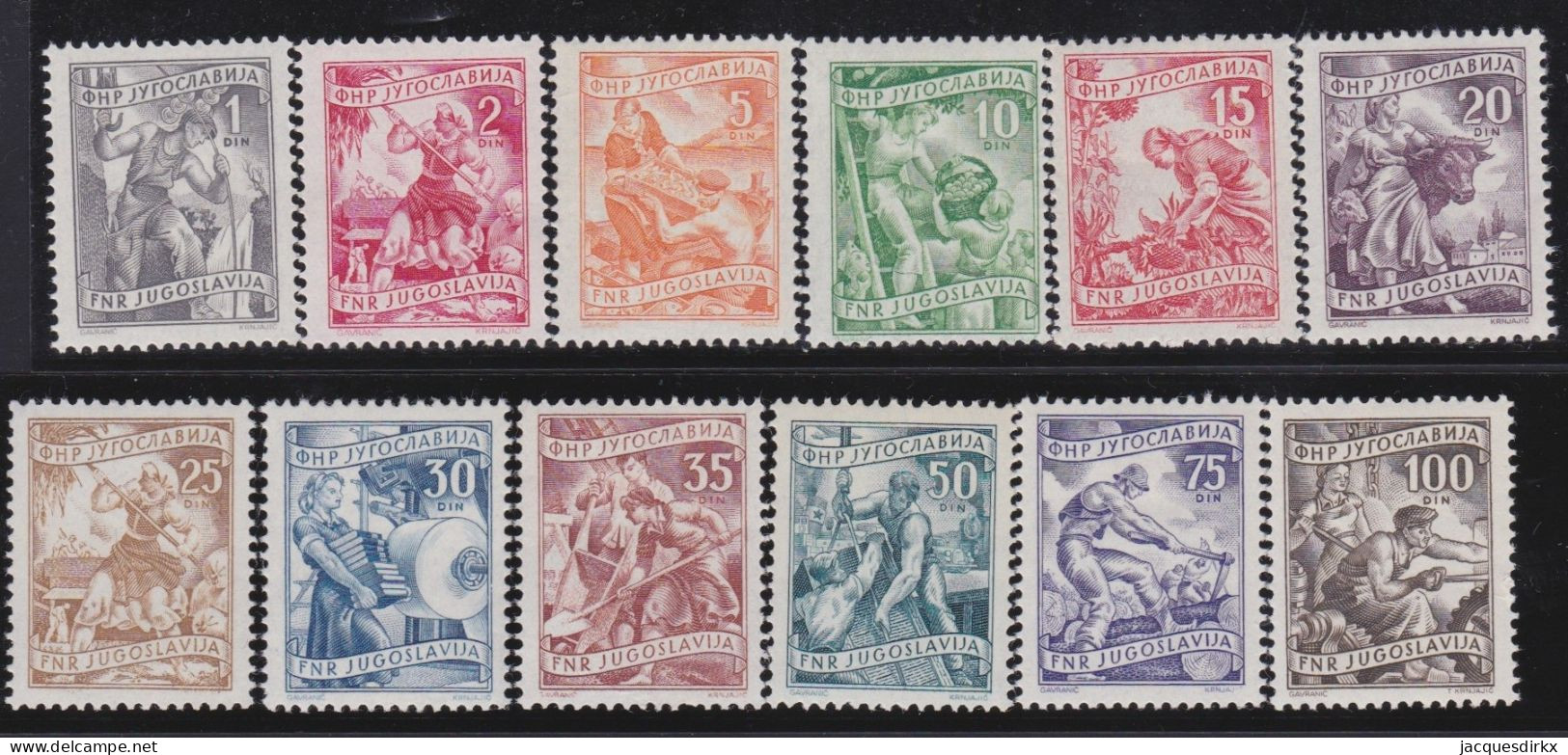 Jugoslavija      .    Michel     .   677/688         .       **          .     MNH - Unused Stamps