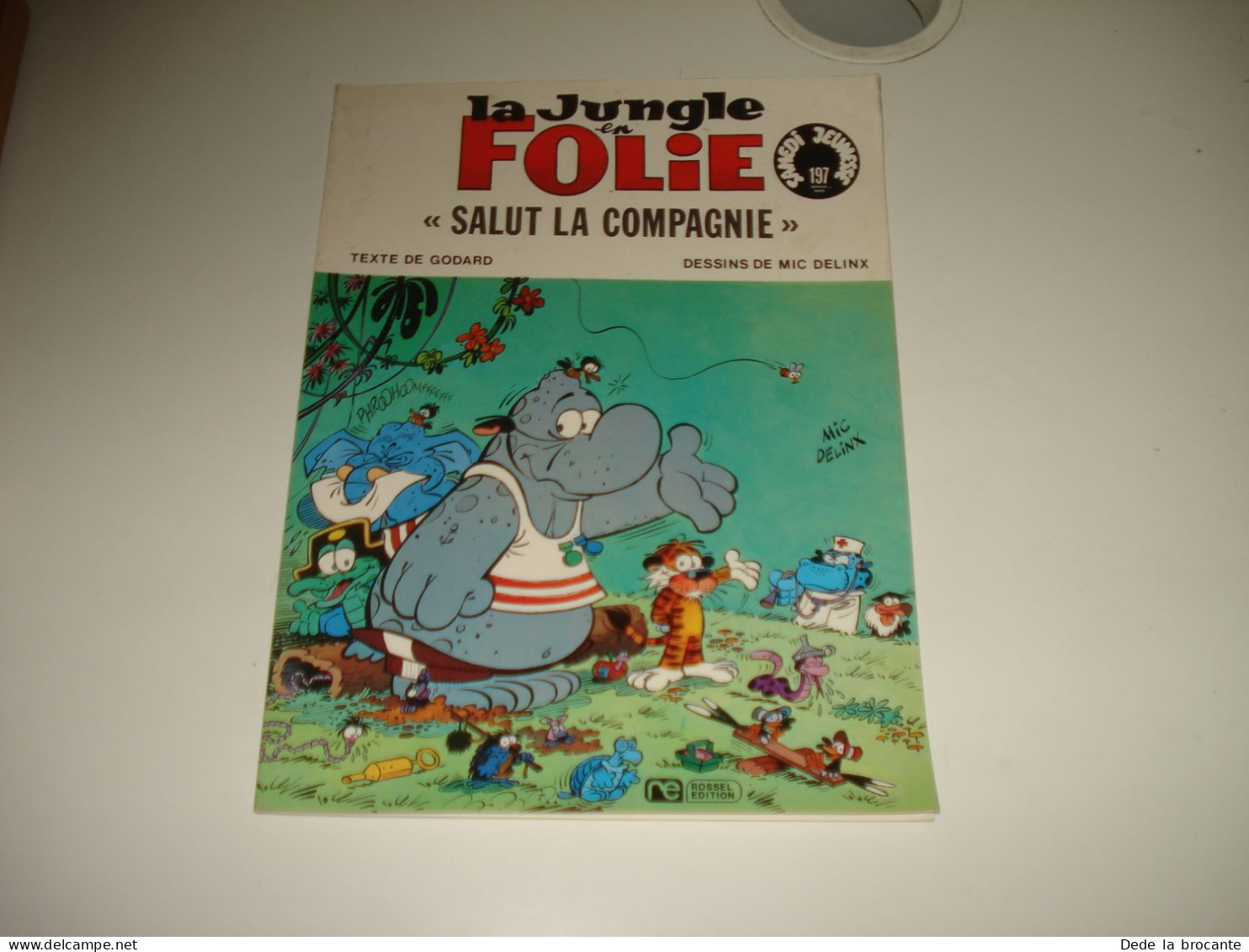 C53 / Lot de 4 E.O  " La jungle en folie " - N° 2 , 4 , 5 , 7 de 1974 à 1976 comme neuf