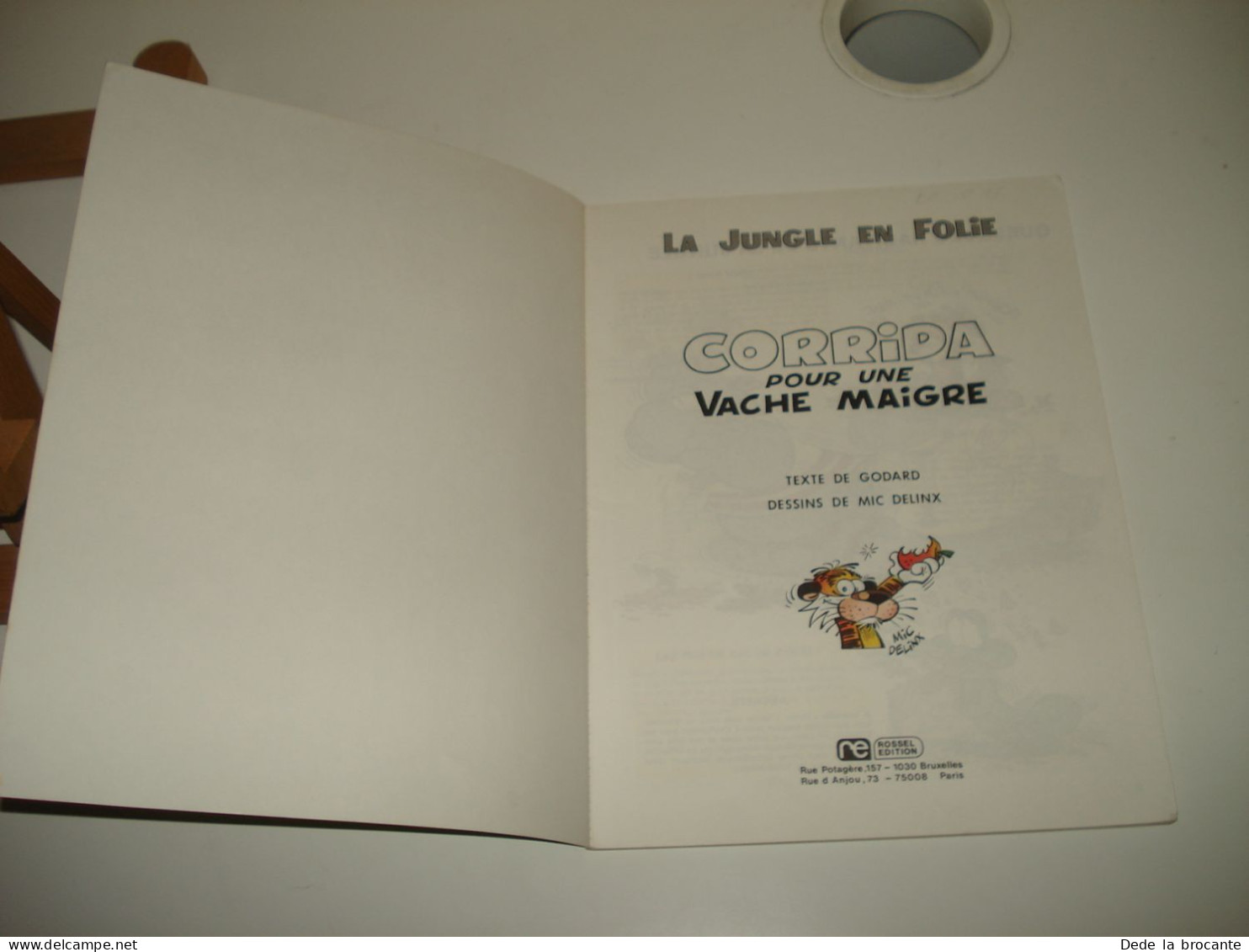 C53 / Lot de 4 E.O  " La jungle en folie " - N° 2 , 4 , 5 , 7 de 1974 à 1976 comme neuf