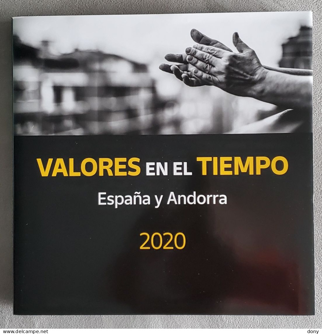 LIBRO OFICIAL DE CORREOS SELLOS AÑO 2020 ESPAÑA Y ANDORRA ESPAÑOLA ÁLBUM CON FILOESTUCHES SPAIN SPANIEN ESPAGNE - Años Completos