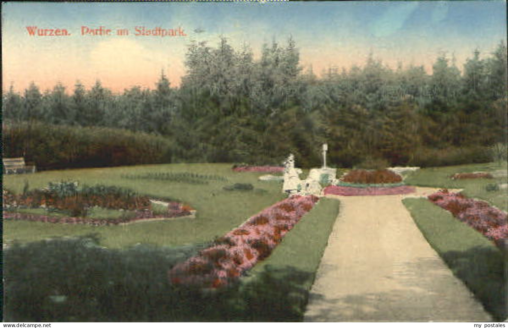 70084717 Wurzen Sachsen Wurzen Park Ungelaufen Ca. 1910 Wurzen - Wurzen