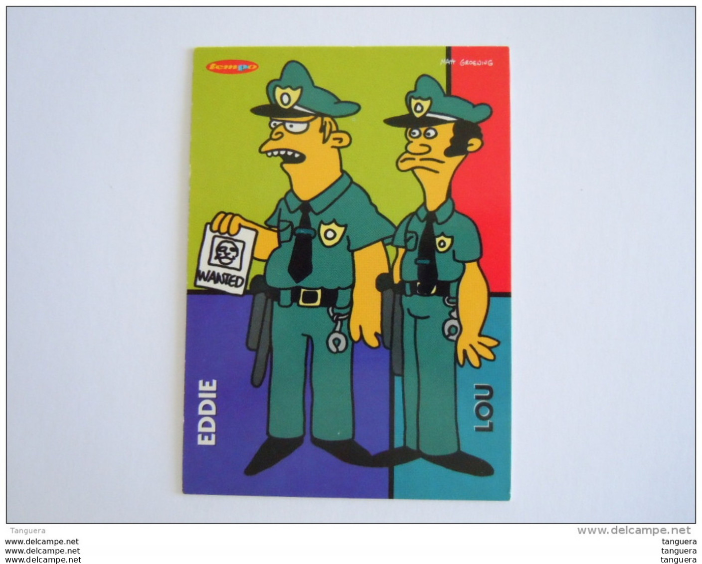 N° 23 The Simpsons Tempo Trading Cards Australia 1996 Eddie &amp; Lou - Other & Unclassified