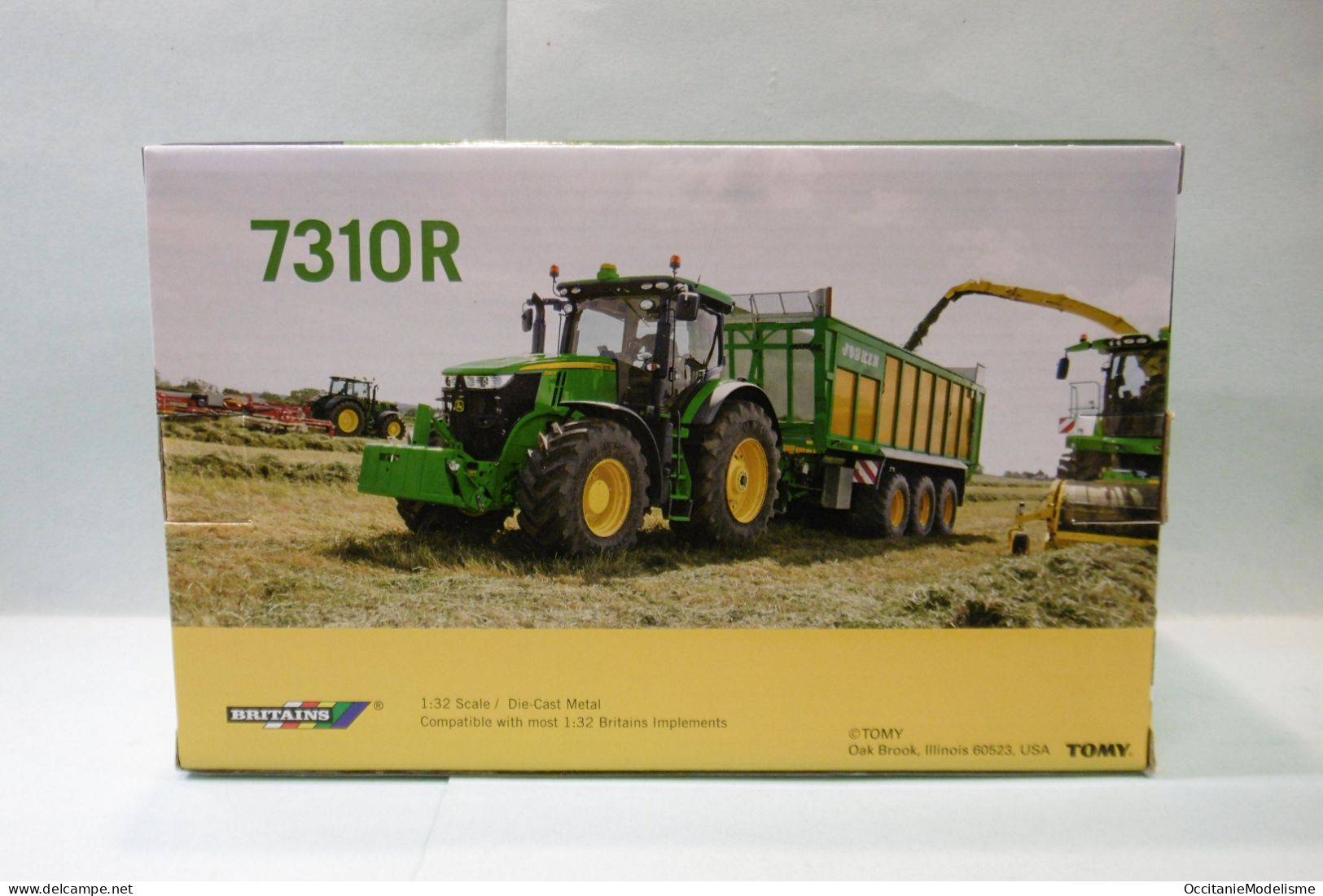 Britains Tomy - Tracteur JOHN DEERE 7310R Réf. 43088A1 Neuf NBO 1/32 - Otros & Sin Clasificación