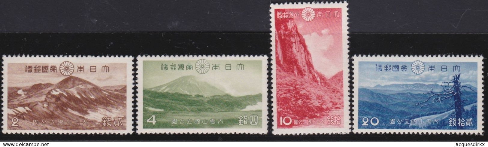 Japan        .    Michel     .  292/295        .       *         .    Mint-hinged - Ongebruikt