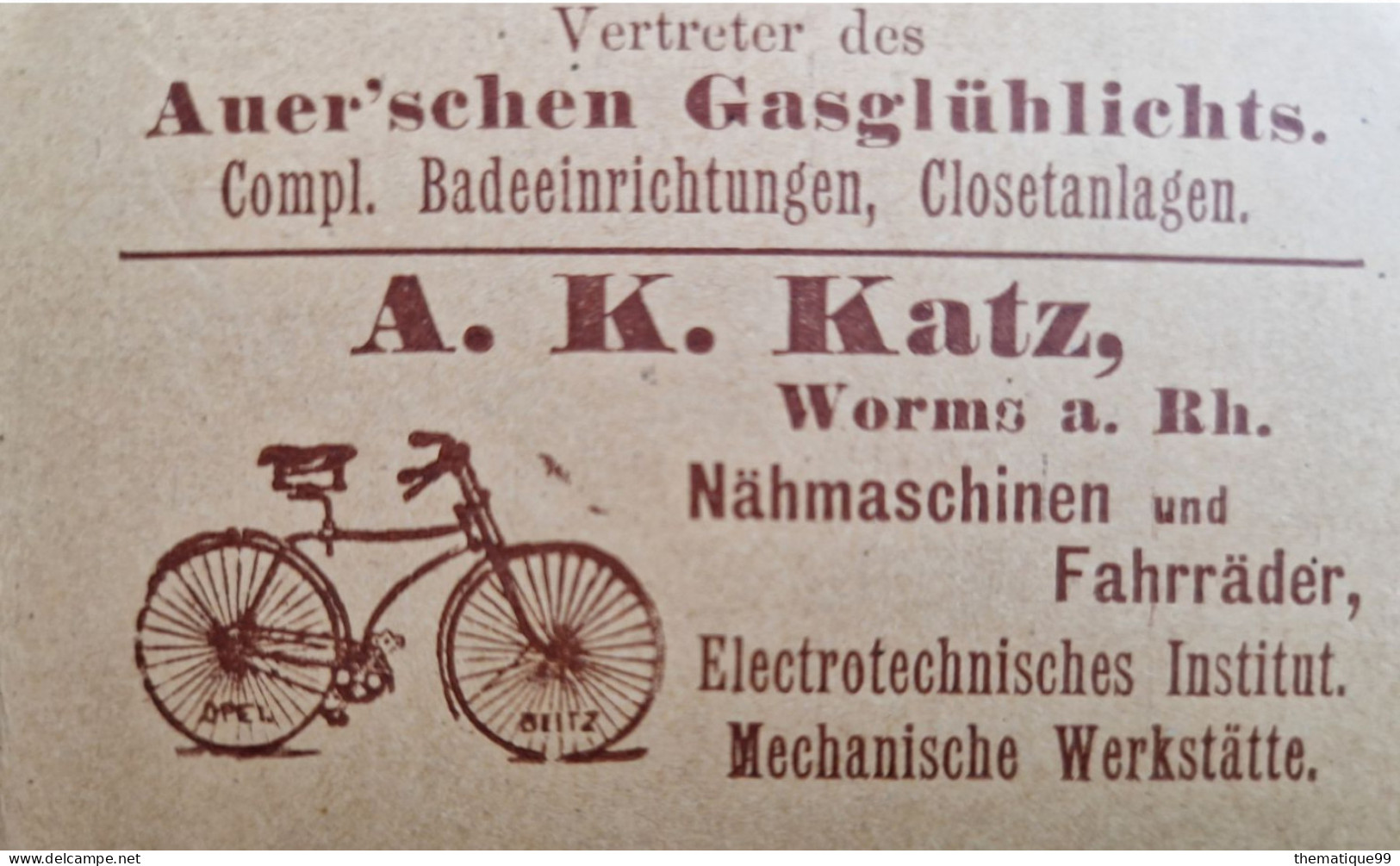 Entier De La Poste Locale Allemande De Dessau (1900) : Lune - Cycling