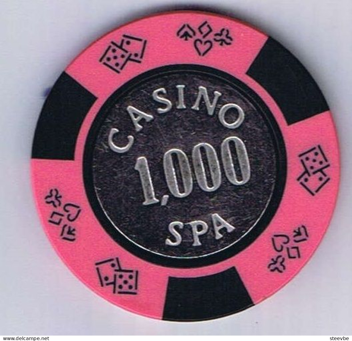 Spa Casino chips set 16 Belgium Belgique België