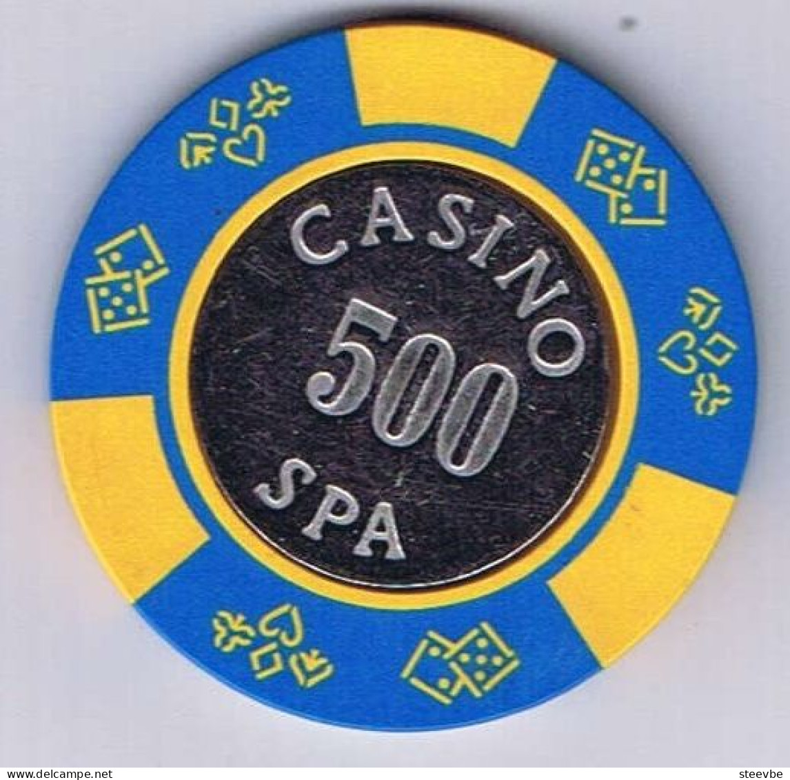 Spa Casino chips set 16 Belgium Belgique België