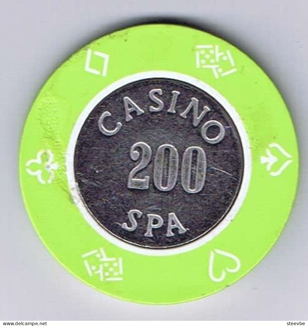 Spa Casino chips set 16 Belgium Belgique België