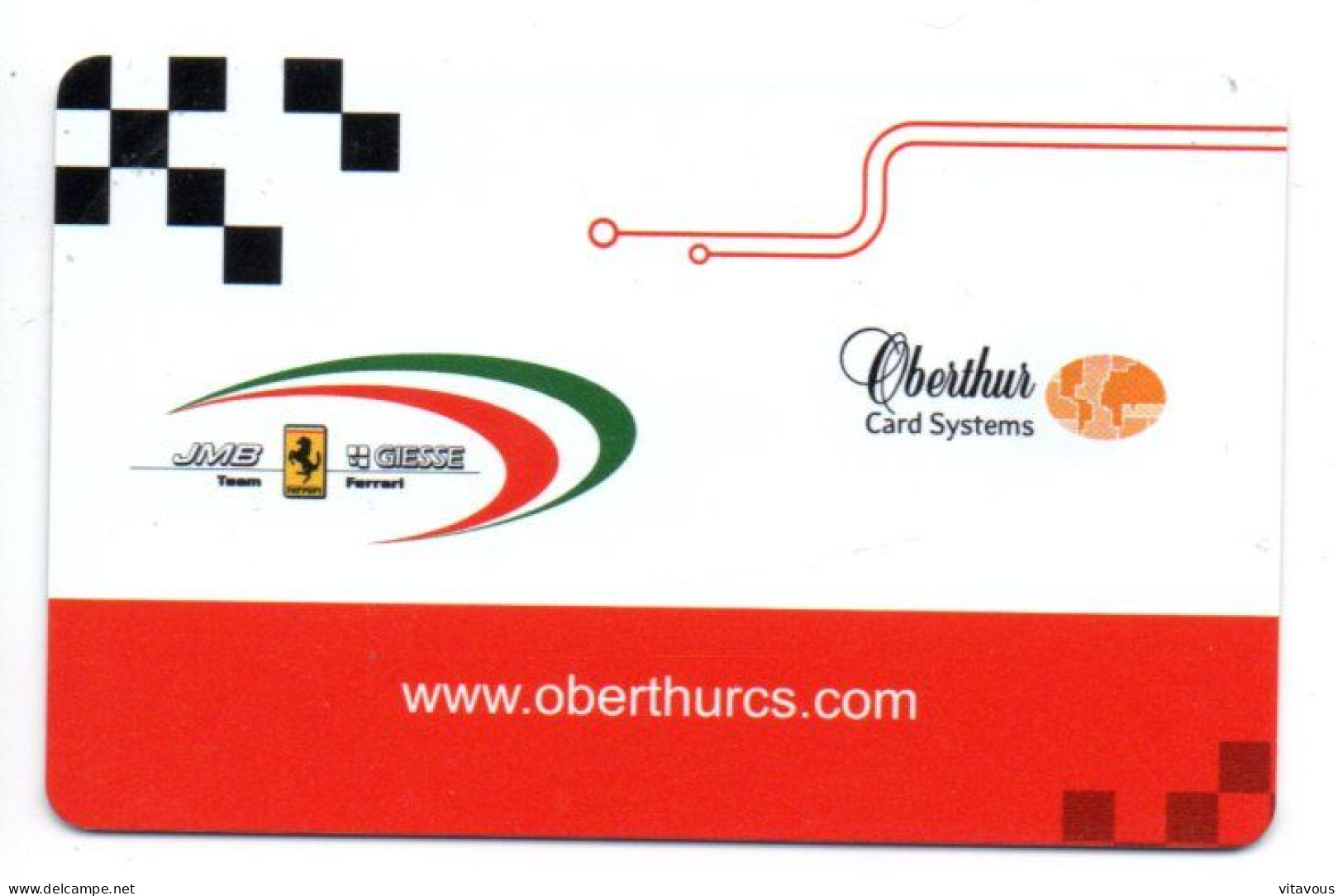 Carte OBERTHUR Card Systems France Voiture Card Karte (J 931) - Cartes De Salon Et Démonstration