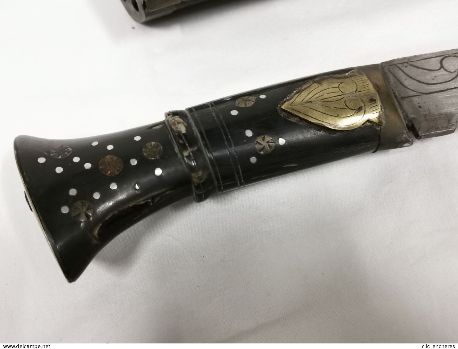 Ancien Couteau Népalais , Népal . Machette KUKRI Inde - Armes Blanches