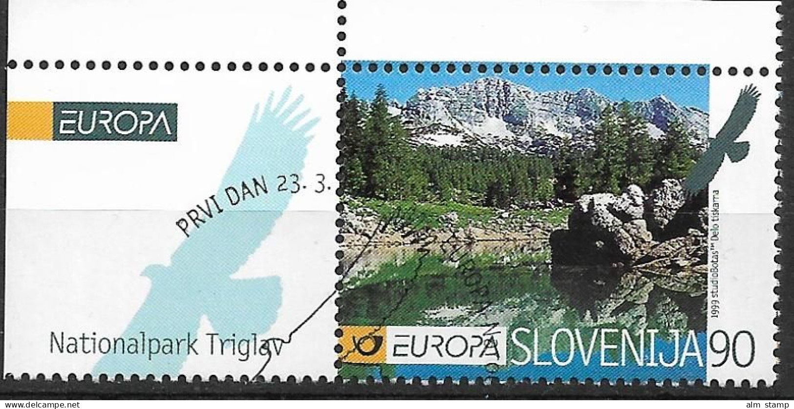 1999 Solwenien Sovenija Mi.259 Used   Europa: Natur- Und Nationalparks - 1999