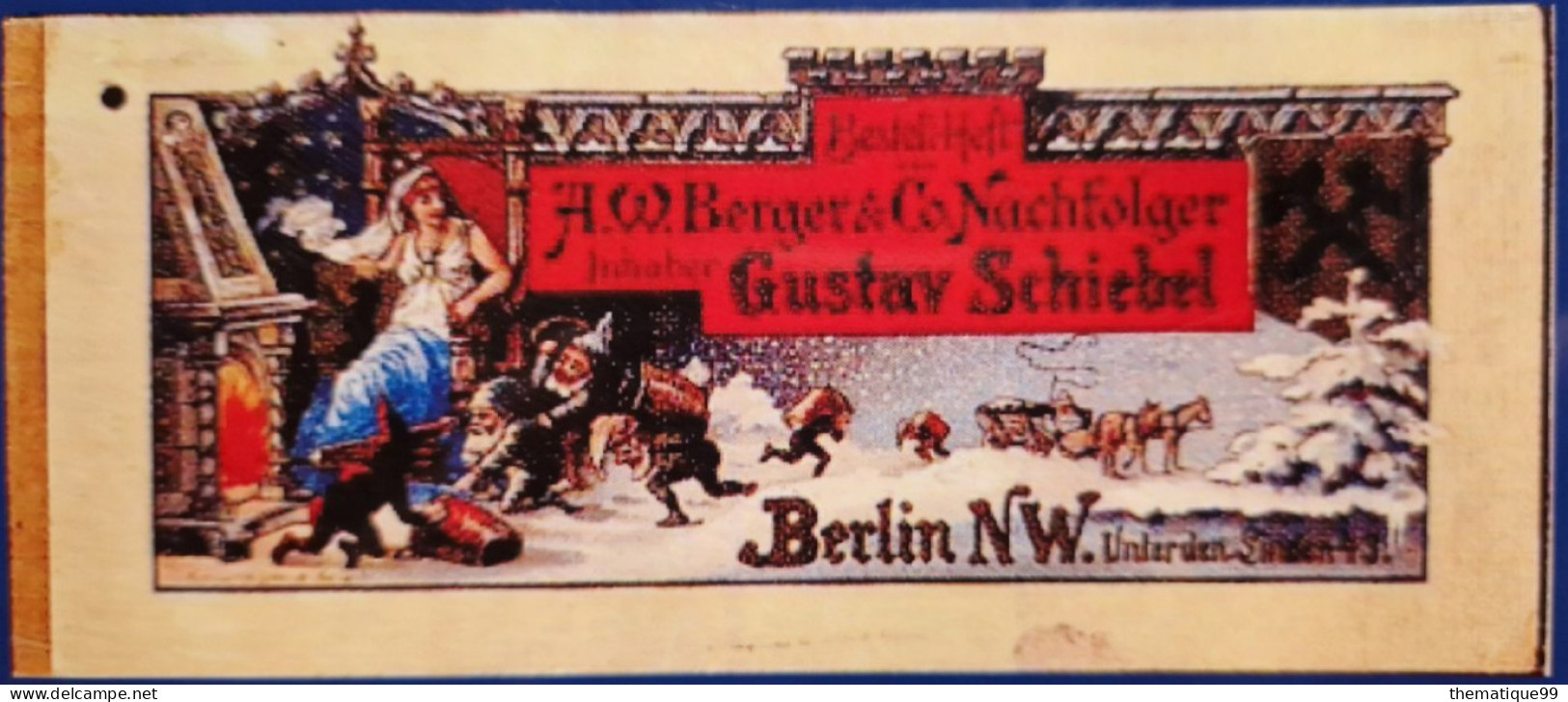 Entier Postal Poste Locale De Berlin Provenant D'un Carnet Avec Publicités Du Carnet (1897): Bois Charbon Coke Chauffage - Bäume