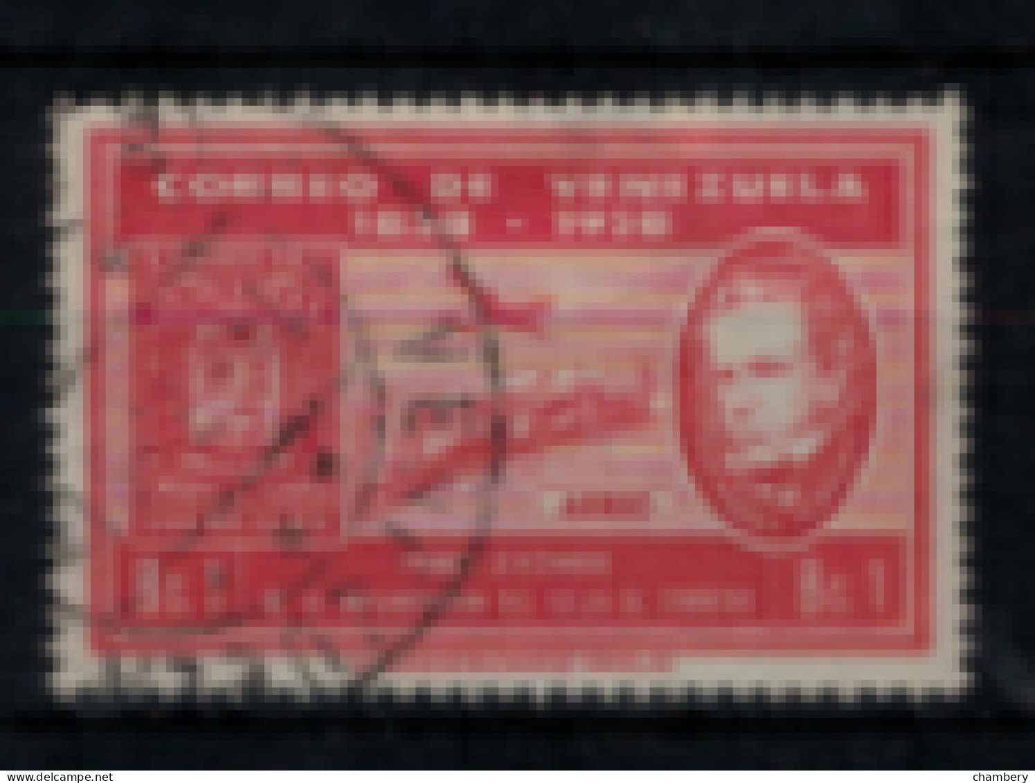 Venezuela - "P.A - "Centenaire Du Timbre" - Oblitéré N° 682 De 1959 - Venezuela