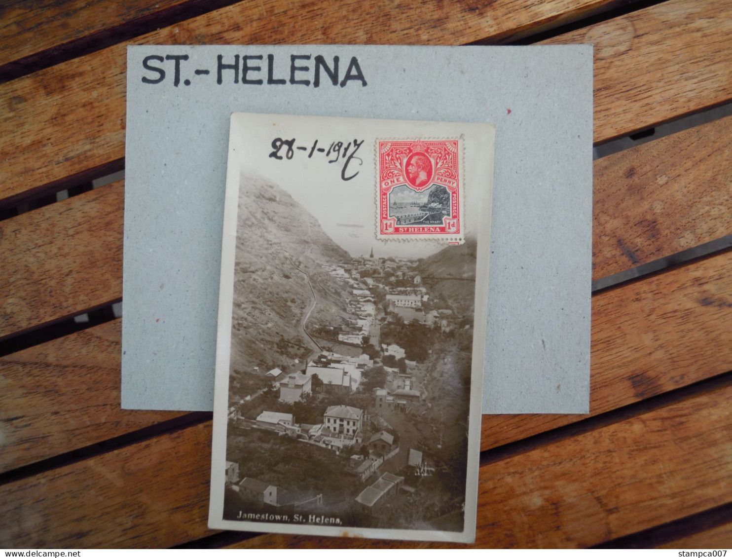 SINT HELENA Jamestown 1917 - Saint Helena Island
