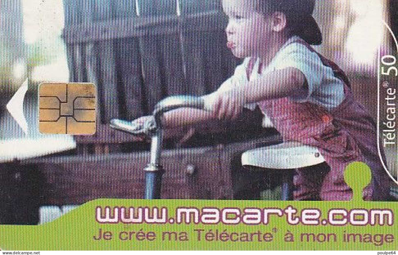 F1081  08/2000 - WWW.MACARTE. COM - 50 SO3 - (verso : N° Deux Lignes Alignées Vers La Gauche) - 2000