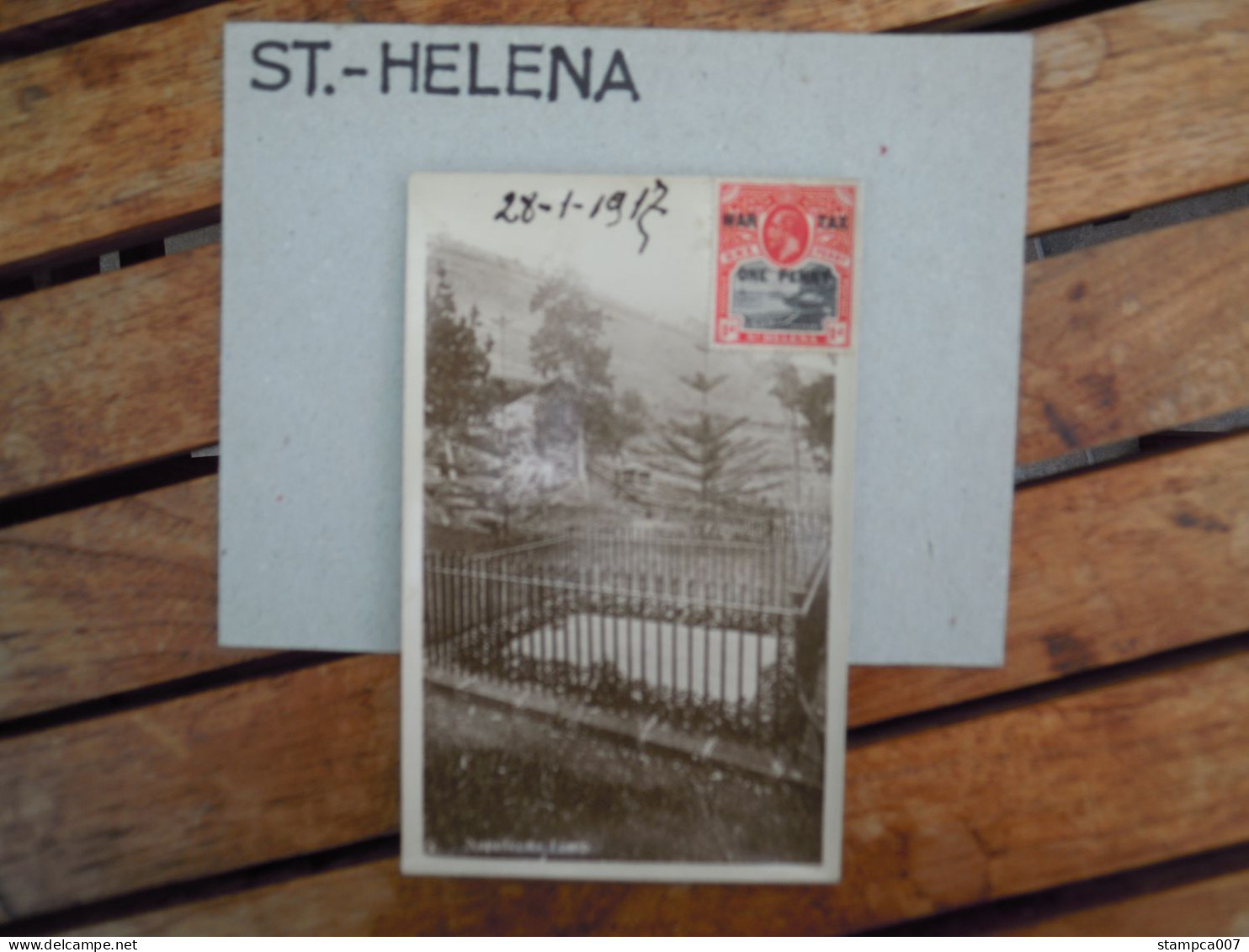 SINT HELENA Tombe Napoleon Napoleone 1917 - Saint Helena Island