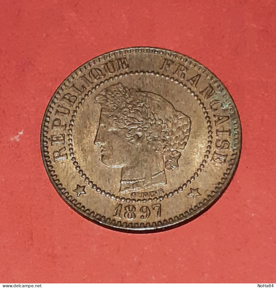 Monnaie 2 Centimes Céres 1897 A - 2 Centimes