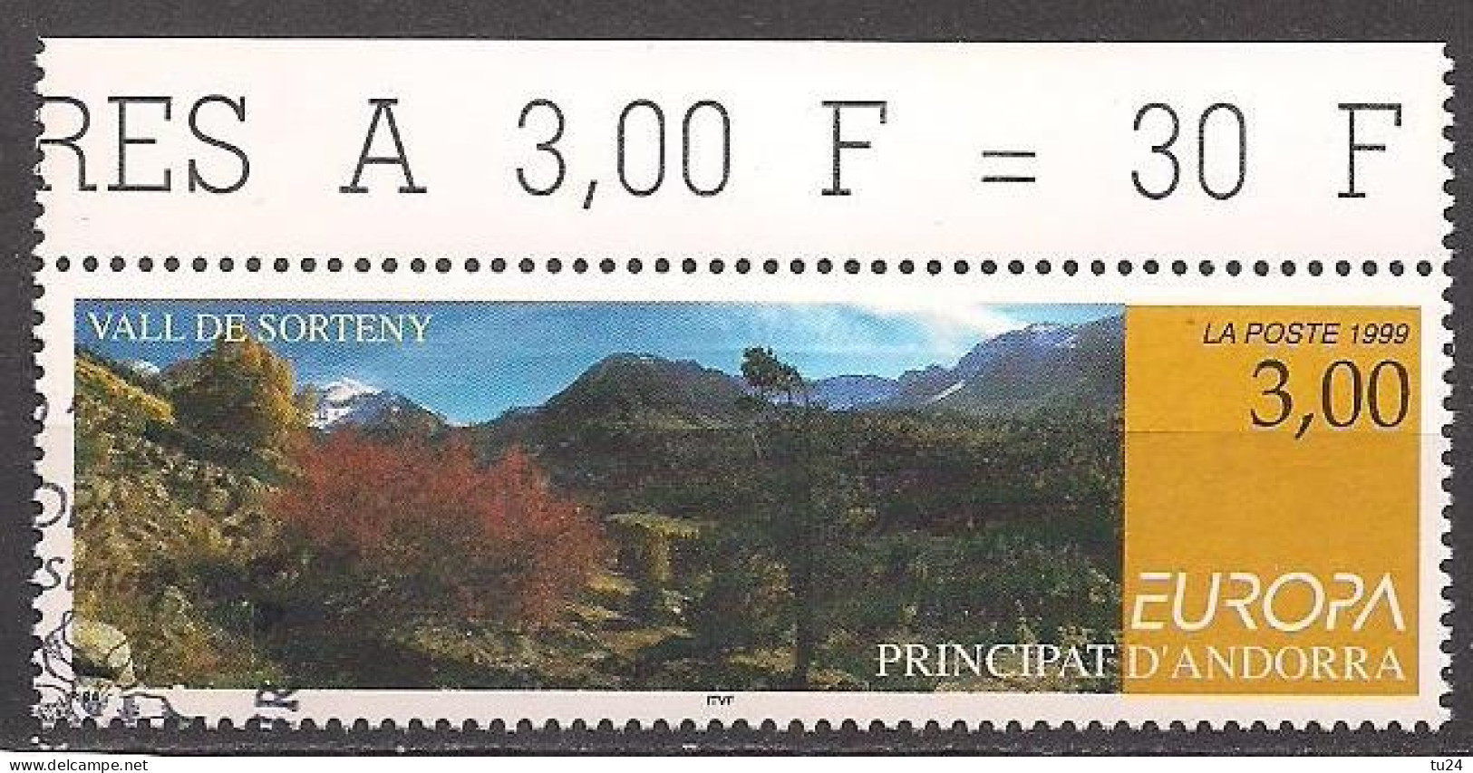 Andorra Franz. / France  (1999)  Mi.Nr.  535  Gest. / Used  (3fc03)  EUROPA - 1999