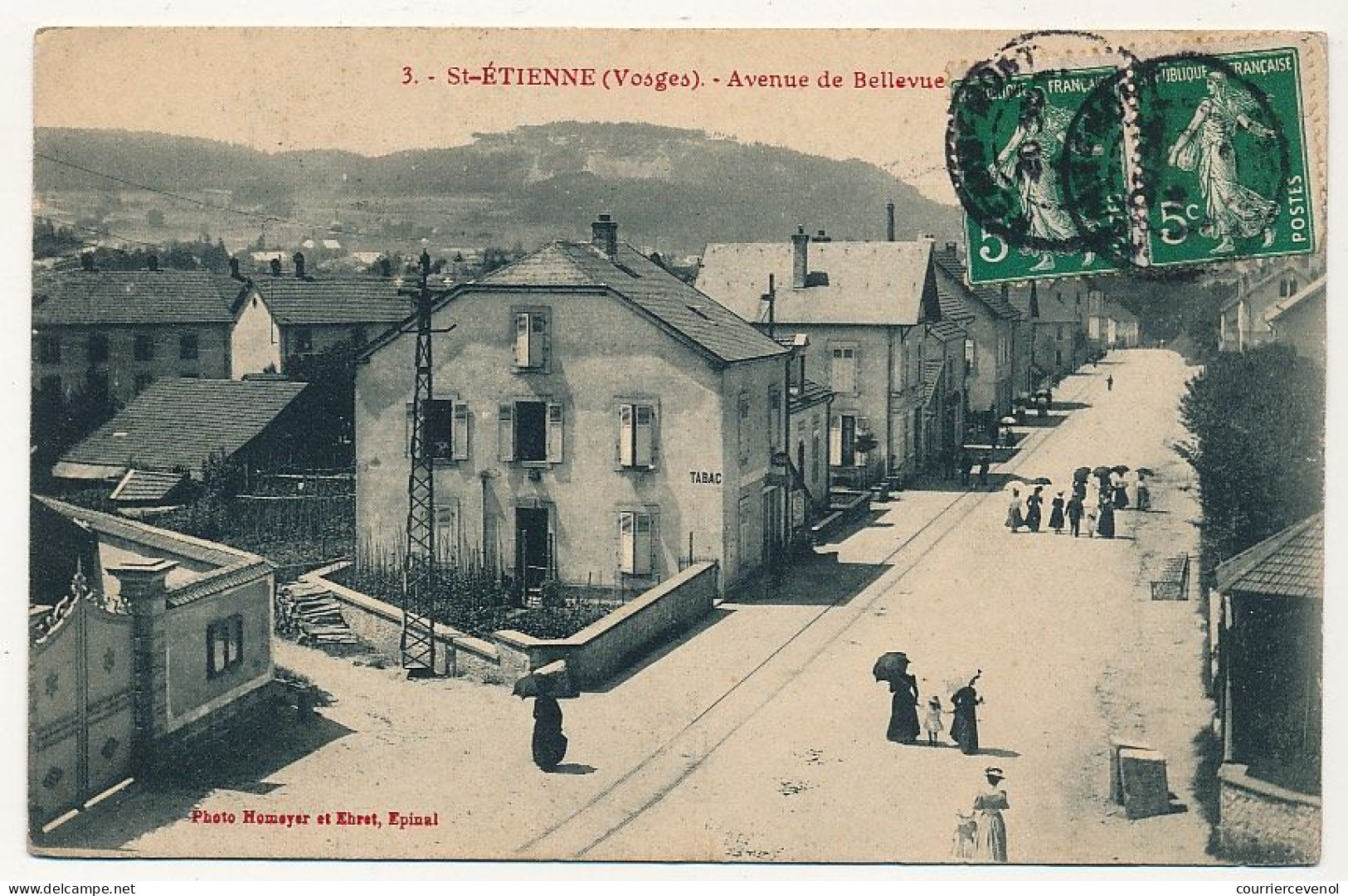 CPA - ST-ETIENNE (Vosges) - Avenue De Bellevue - Saint Etienne De Remiremont