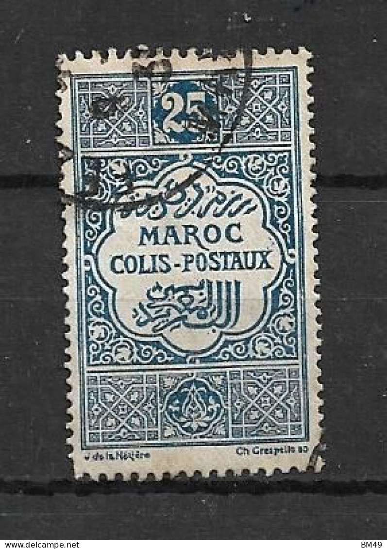 MAROC  Colis Postaux   1917  N° 4   Oblitéré - Postage Due